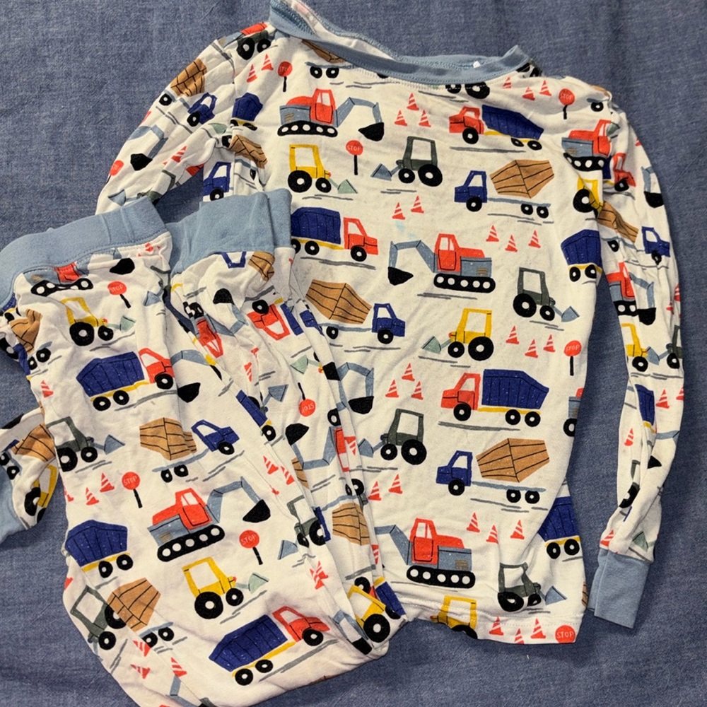 Little sleepies construction pjs